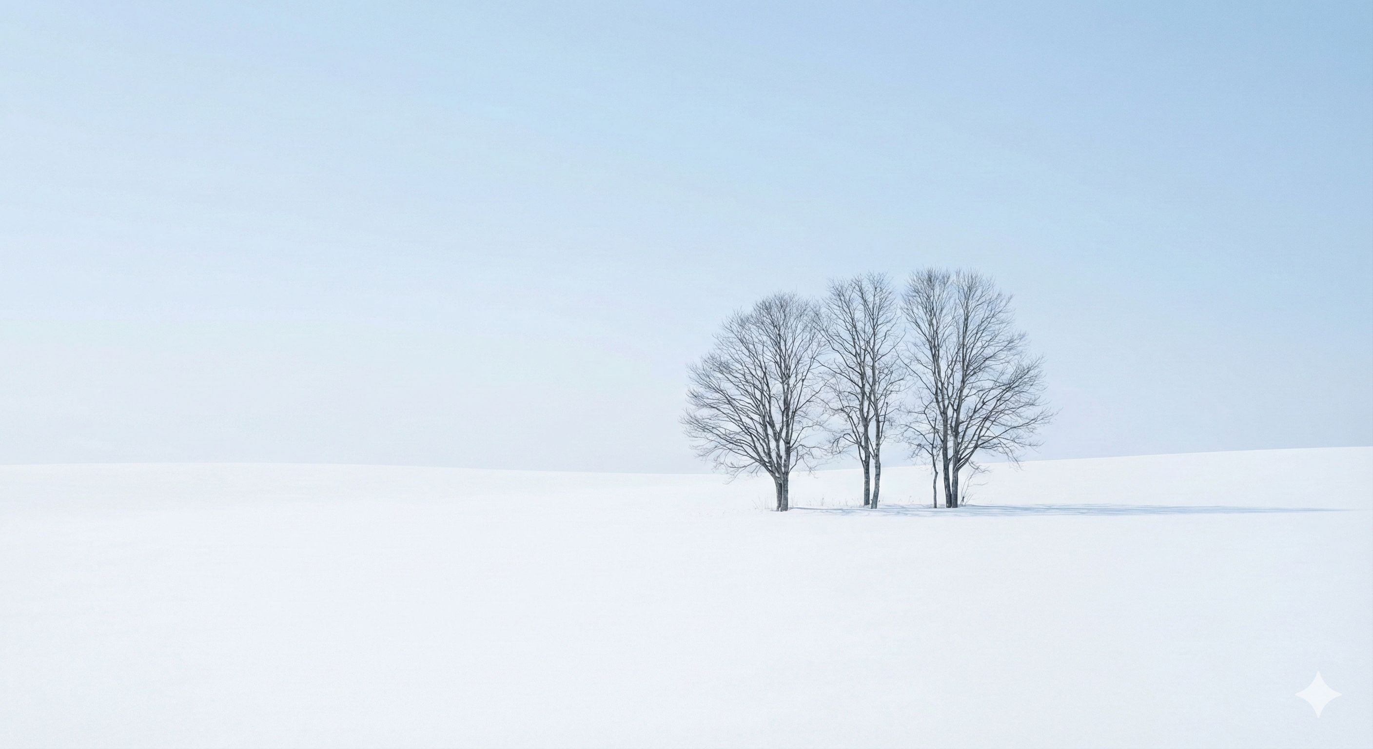 北海道の雪景色